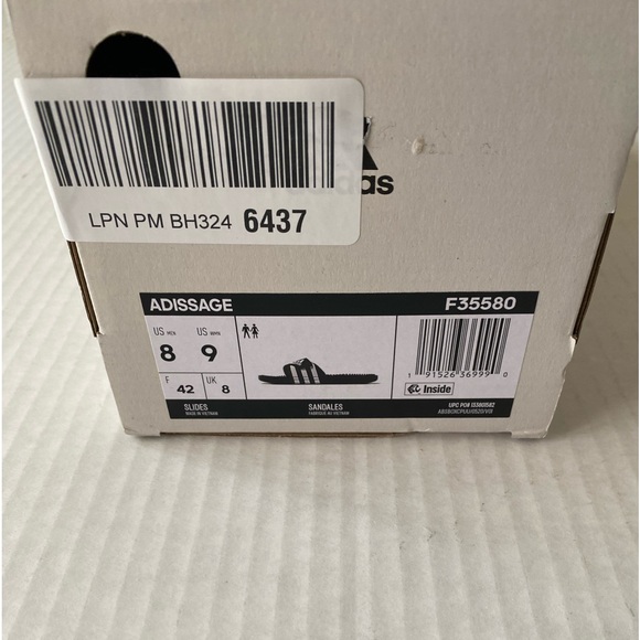 NWT Adidas Adissage Slide Mens 8 - Picture 3 of 14